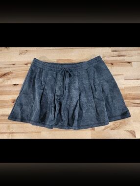Anthropologie Daily Practice Pull-On Washed Mini Skirt Size XL NWT